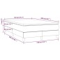 vidaXL Cama box spring con colchón cuero sintético capuchino 120x200cm vidaXL Cama box spring con colchón cuero sintético capuchino 120x200cm