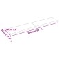 vidaXL Encimera baño madera maciza tratada marrón claro 160x30x(2-4)cm vidaXL Encimera baño madera maciza tratada marrón claro 160x30x(2-4)cm