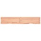 vidaXL Encimera baño madera maciza tratada marrón claro 160x30x(2-4)cm vidaXL Encimera baño madera maciza tratada marrón claro 160x30x(2-4)cm