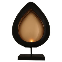 Lesli Living Soportes de vela forma de gota  23x11x41 cm