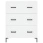 vidaXL Aparador alto madera contrachapada blanco 69,5x34x180 cm vidaXL Aparador alto madera contrachapada blanco 69,5x34x180 cm