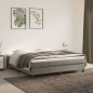 vidaXL Cama box spring con colchón terciopelo gris claro 160x200 cm vidaXL Cama box spring con colchón terciopelo gris claro 160x200 cm