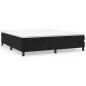 vidaXL Cama box spring con colchón terciopelo negro 180x200 cm vidaXL Cama box spring con colchón terciopelo negro 180x200 cm