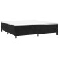 vidaXL Cama box spring con colchón terciopelo negro 180x200 cm vidaXL Cama box spring con colchón terciopelo negro 180x200 cm