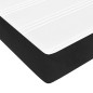 vidaXL Cama box spring con colchón terciopelo negro 180x200 cm vidaXL Cama box spring con colchón terciopelo negro 180x200 cm
