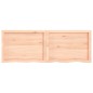 vidaXL Encimera de baño madera maciza sin tratar 140x50x(2-6) cm vidaXL Encimera de baño madera maciza sin tratar 140x50x(2-6) cm
