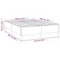 vidaXL Cama box spring con colchón tela color crema 140x200 cm vidaXL Cama box spring con colchón tela color crema 140x200 cm