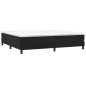 vidaXL Cama box spring con colchón terciopelo negro 200x200 cm vidaXL Cama box spring con colchón terciopelo negro 200x200 cm