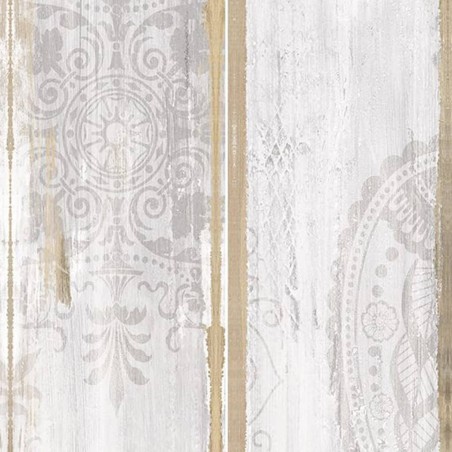 Grosfillex Baldosa de pared Accent 9 uds Taiga 15,4x120 cm