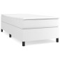 vidaXL Cama box spring con colchón cuero sintético blanco 80x200 cm vidaXL Cama box spring con colchón cuero sintético blanco 80x200 cm