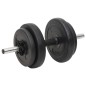 vidaXL Juego de barras y mancuernas con discos 120 kg vidaXL Juego de barras y mancuernas con discos 120 kg