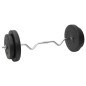 vidaXL Juego de barras y mancuernas con discos 90 kg vidaXL Juego de barras y mancuernas con discos 90 kg