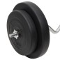 vidaXL Juego de barras y mancuernas con discos 90 kg vidaXL Juego de barras y mancuernas con discos 90 kg