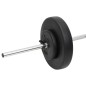 vidaXL Juego de barras y mancuernas con discos 60 kg vidaXL Juego de barras y mancuernas con discos 60 kg