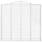 vidaXL Cestas de gaviones 4 uds forma de arco hierro 200x30x180/200 cm vidaXL Cestas de gaviones 4 uds forma de arco hierro 200x30x180/200 cm