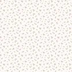 Noordwand Papel pintado Blooming Garden 6 Little Roses blanco y rosa