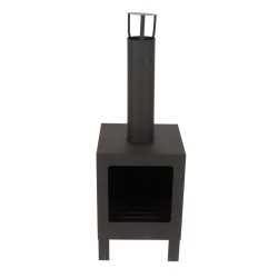 Esschert Design Estufa de terraza S negro