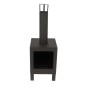 Esschert Design Estufa de terraza S negro