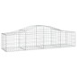 vidaXL Cestas de gaviones 7 uds forma de arco hierro 200x50x40/60 cm vidaXL Cestas de gaviones 7 uds forma de arco hierro 200x50x40/60 cm