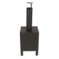 Esschert Design Estufa de terraza S negro