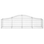 vidaXL Cestas de gaviones 7 uds forma de arco hierro 200x50x40/60 cm vidaXL Cestas de gaviones 7 uds forma de arco hierro 200x50x40/60 cm
