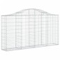 vidaXL Cestas de gaviones 4 uds forma de arco hierro 200x30x100/120 cm vidaXL Cestas de gaviones 4 uds forma de arco hierro 200x30x100/120 cm