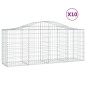 vidaXL Cestas de gaviones 10 uds forma de arco hierro 200x50x80/100 cm vidaXL Cestas de gaviones 10 uds forma de arco hierro 200x50x80/100 cm