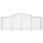 vidaXL Cestas de gaviones 8 uds forma de arco hierro 200x50x60/80 cm vidaXL Cestas de gaviones 8 uds forma de arco hierro 200x50x60/80 cm