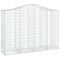 vidaXL Cestas gaviones 10 uds forma de arco hierro 200x50x140/160 cm vidaXL Cestas gaviones 10 uds forma de arco hierro 200x50x140/160 cm