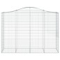 vidaXL Cestas gaviones 10 uds forma de arco hierro 200x50x140/160 cm vidaXL Cestas gaviones 10 uds forma de arco hierro 200x50x140/160 cm