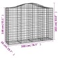 vidaXL Cestas gaviones 10 uds forma de arco hierro 200x50x140/160 cm vidaXL Cestas gaviones 10 uds forma de arco hierro 200x50x140/160 cm