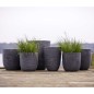 Capi Macetero Waste Smooth gris 43x41 cm Capi Macetero Waste Smooth gris 43x41 cm