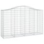 vidaXL Cestas gaviones 12 uds forma de arco hierro 200x50x120/140 cm vidaXL Cestas gaviones 12 uds forma de arco hierro 200x50x120/140 cm
