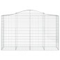 vidaXL Cestas gaviones 12 uds forma de arco hierro 200x50x120/140 cm vidaXL Cestas gaviones 12 uds forma de arco hierro 200x50x120/140 cm