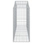 vidaXL Cestas gaviones 12 uds forma de arco hierro 200x50x120/140 cm vidaXL Cestas gaviones 12 uds forma de arco hierro 200x50x120/140 cm