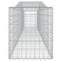 vidaXL Cestas de gaviones 9 uds forma de arco hierro 400x50x60/80 cm vidaXL Cestas de gaviones 9 uds forma de arco hierro 400x50x60/80 cm