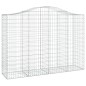 vidaXL Cestas gaviones 6 uds forma de arco hierro 200x50x140/160 cm vidaXL Cestas gaviones 6 uds forma de arco hierro 200x50x140/160 cm