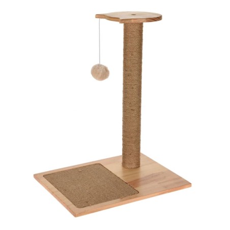 Pets Collection Rascador para gatos con soporte y bola 40x30x50 cm