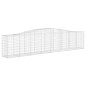 vidaXL Cestas de gaviones 25 uds forma de arco hierro 400x50x80/100 cm vidaXL Cestas de gaviones 25 uds forma de arco hierro 400x50x80/100 cm