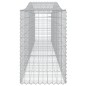 vidaXL Cestas de gaviones 25 uds forma de arco hierro 400x50x80/100 cm vidaXL Cestas de gaviones 25 uds forma de arco hierro 400x50x80/100 cm