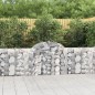 vidaXL Cestas de gaviones 12 uds forma de arco hierro 200x30x80/100 cm vidaXL Cestas de gaviones 12 uds forma de arco hierro 200x30x80/100 cm