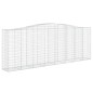 vidaXL Cestas gaviones 9 uds forma de arco hierro 400x50x140/160 cm vidaXL Cestas gaviones 9 uds forma de arco hierro 400x50x140/160 cm