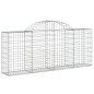 vidaXL Cestas de gaviones 50 uds forma de arco hierro 200x30x80/100 cm vidaXL Cestas de gaviones 50 uds forma de arco hierro 200x30x80/100 cm
