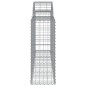 vidaXL Cestas de gaviones 50 uds forma de arco hierro 200x30x80/100 cm vidaXL Cestas de gaviones 50 uds forma de arco hierro 200x30x80/100 cm