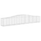 vidaXL Cestas de gaviones 20 uds forma de arco hierro 400x50x60/80 cm vidaXL Cestas de gaviones 20 uds forma de arco hierro 400x50x60/80 cm