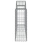 vidaXL Cestas de gaviones 14 uds forma de arco hierro 200x30x80/100 cm vidaXL Cestas de gaviones 14 uds forma de arco hierro 200x30x80/100 cm