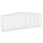 vidaXL Cestas de gaviones 8 uds forma de arco hierro 400x50x120/140 cm vidaXL Cestas de gaviones 8 uds forma de arco hierro 400x50x120/140 cm