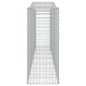 vidaXL Cestas de gaviones 8 uds forma de arco hierro 400x50x120/140 cm vidaXL Cestas de gaviones 8 uds forma de arco hierro 400x50x120/140 cm