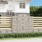vidaXL Cestas de gaviones 4 uds forma de arco hierro 200x50x180/200 cm vidaXL Cestas de gaviones 4 uds forma de arco hierro 200x50x180/200 cm
