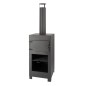 Esschert Design Estufa de terraza con horno de pizza negro Esschert Design Estufa de terraza con horno de pizza negro